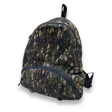 Rare 80s 90s Vintage Real Tree Camouflage Fleece Daypack Double Layer USA USA