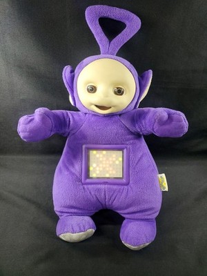 Vtg 90s Teletubbies Tinky Winky Actimates Microsoft Interactive Plushie Works