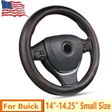 14.25" Premium Leather Car Steering Wheel Cover For Buick Small Size Non-Slip
