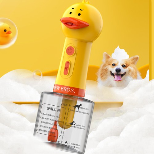 Little Yellow Duck Foam Pet Dog Cleaning Machine USB Automatic Soap Dispenser - Bild 10 von 12