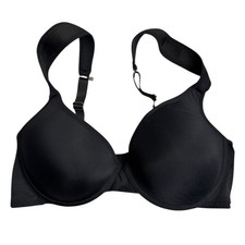 Lucky Brand Convertible Black Bra Size 38D Lace Wide Straps Racerback T Shirt