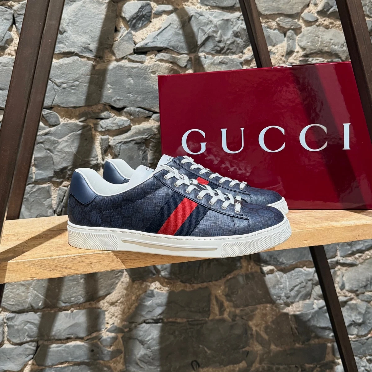 Gucci GG Supreme Blue for sale | eBay display picture 2