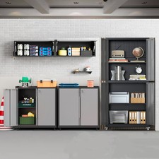 Rolling Garage Cabinet Set Workshop Set Metal Cabinets Storage System Tool Boxs