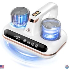 5-in-1 Cordless Mattress Vacuum Cleaner - UV-C, Ultrasonic, 16Kpa Suction, Quiet