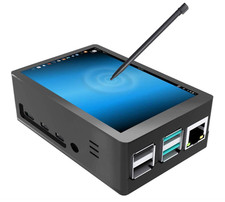 Compact 3.5" Touchscreen Monitor with Cooling Fan  HDMI for Raspberry Pi Lovers