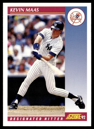 1992 Score Kevin Maas #613 card