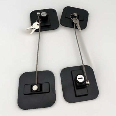 Fridge Lock,2 Pack Refrigerator Locks with Keys,Freezer Lock and Child Safety.