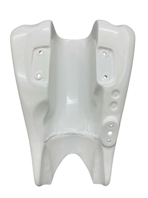 Yamaha YZ 100 1982 83 84 YZ125 1982 white aluminium fuel gas tank