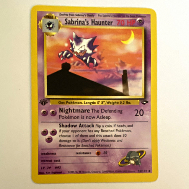 Sabrina's Haunter #55 (Gym Challenge (2000))