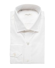NWT SALVATORE PICCOLO DRESS SHIRT Napoli cotton handmade luxury Italy 40 15 3/4