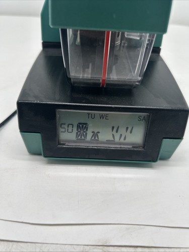 Acroprint ESP180 Time Clock W/Power Supply Powers ON! - Picture 2 of 10