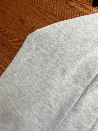 Felpa con cappuccio vintage anni 90 Cornell University Fruit Of Loom taglia XL grigia - Foto 4 di 10