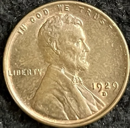 1929-D Lincoln Wheat Cent Mint Luster BU RB