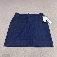 Calvin Klein Skirt Blue Denim Women s Size 8 NWT