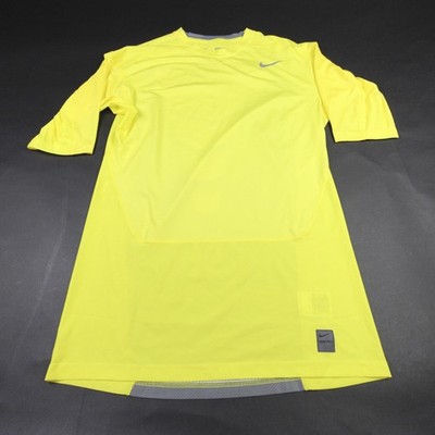  Nike Pro Dri-Fit Compression Top Men's Yellow New without Tags Multiple Sizes