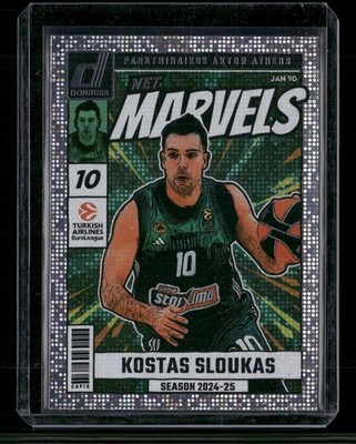 Kostas Sloukas 2024-25 Donruss Euroleague Net Marvels #4