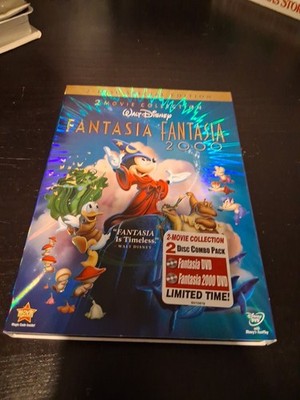 Fantasia + Fantasia 2000 2-Movie  DVD 2-Disc Special Edition Disney 
