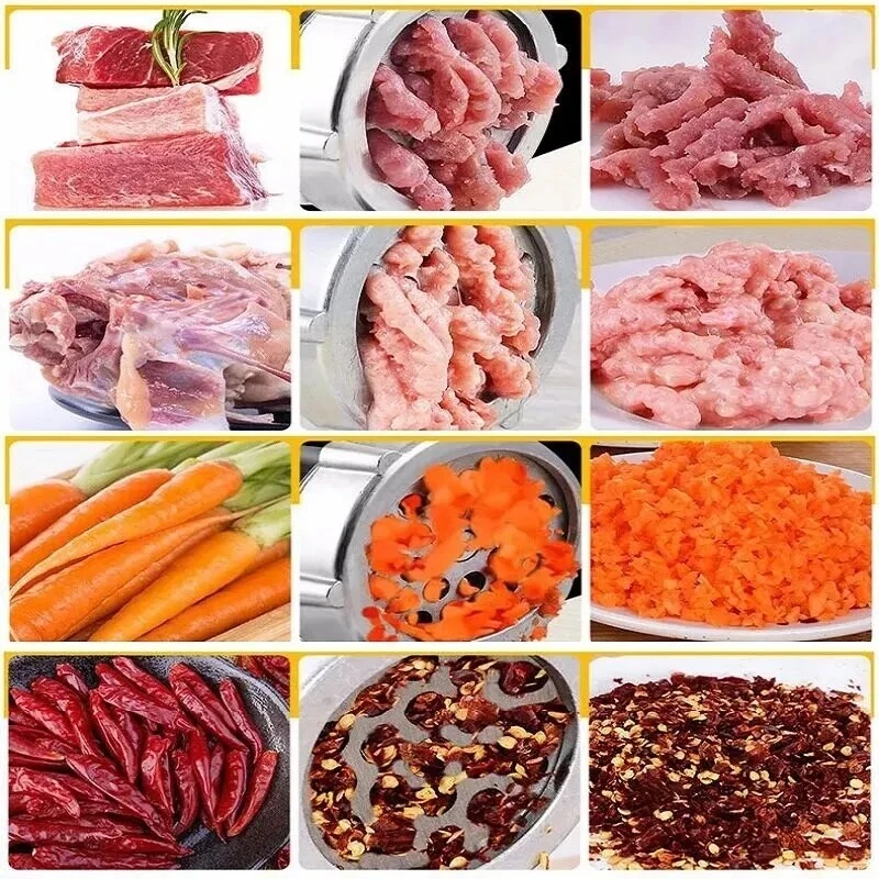 Manual Meat Grinder Hand Crank Stainless Steel Mincer Sausage Maker Kitchen Tool - Image 4 of 4