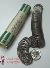 1984-D Roosevelt Dime BU Roll, 50 Coins (D 03)