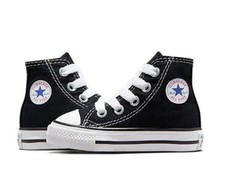 Toddler Converse Chuck Taylor All Star Core Hi Top Shoe 7J231 Black Brand New