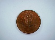 Barbados 1991 1 Cent Barbados 1 Cent (Trident / Coat of Arms) Coin