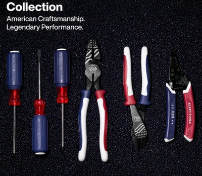 Klein Tools 250th Anniversary 6pc Set w/ Pliers, Cutter, Stripper & Screwdrivers