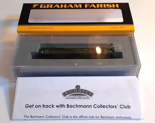 GRAHAM FARISH 371-079 SPUR N - CLASS 25/3 DIESELLOK D7638 B.R. ZWEIFARBIG GRÜN