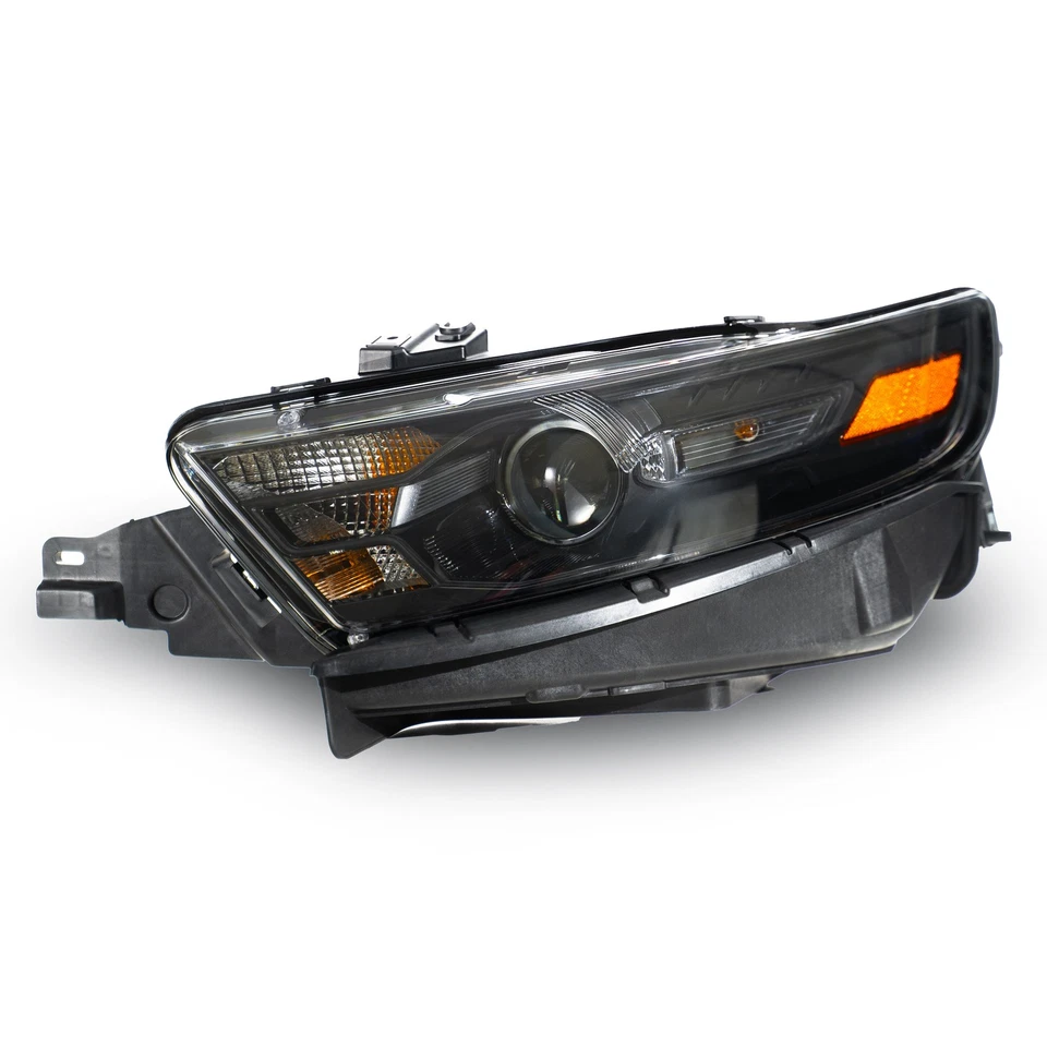 Halogen Headlights For 2016-2019 Ford Taurus w/ Black Trim Pair Left +Right Side - Image 3 of 4