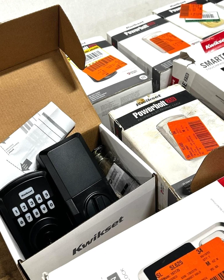 批量 20 件 - Kwikset SmartCode 和 Powerbolt 电动门锁 混合品种 🔑 — 第 4/4 张图片