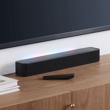 2.0 LED Soundbar with 2 Internal Speakers 20" Bluetooth Wireless LED Lighting