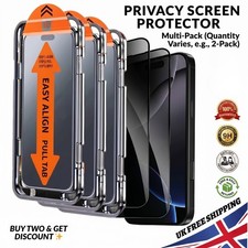 5PCS Anti-Spy Privacy Screen Protector for iPhone 17 Air 16 15 14 13 12 Pro Max