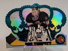 Ron Tugnutt Ottawa Senators 1996 Crown Royale Pacific Die-Cut Hockey Card #93