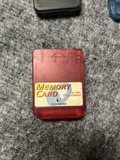 Vintage Sony Playstation 1 Red Performance 1MB 15x Memory Card Tested