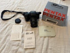 Pentax SF10 35mm SLR Film Camera Kit Vintage 1980  s Takumar Zoom Lens Lot Works