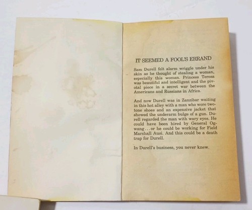 Vintage Lot Of 8 EDWARD S. AARONS Pulp Paperback Novels Gold Medal Suspense, Spy - Picture 9 of 10