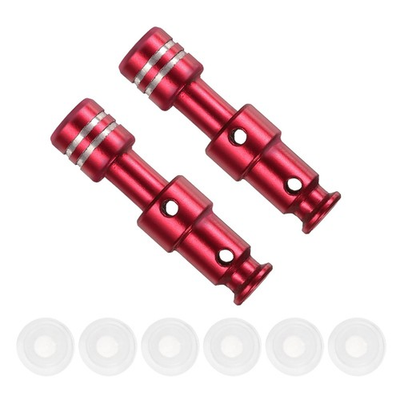 #ad uxcell 2 Pcs Universal Steam Float Valve Pressure Cooker 8QT Red $11.56