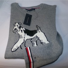 TOMMY HILFIGER WOMENS PULLOVER SWEATER SZ LRG GRAY NWT