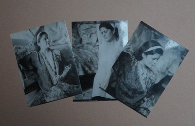 Fotografien Modell JEANELLE posiert für den Maler ROBERT LEPELTIER