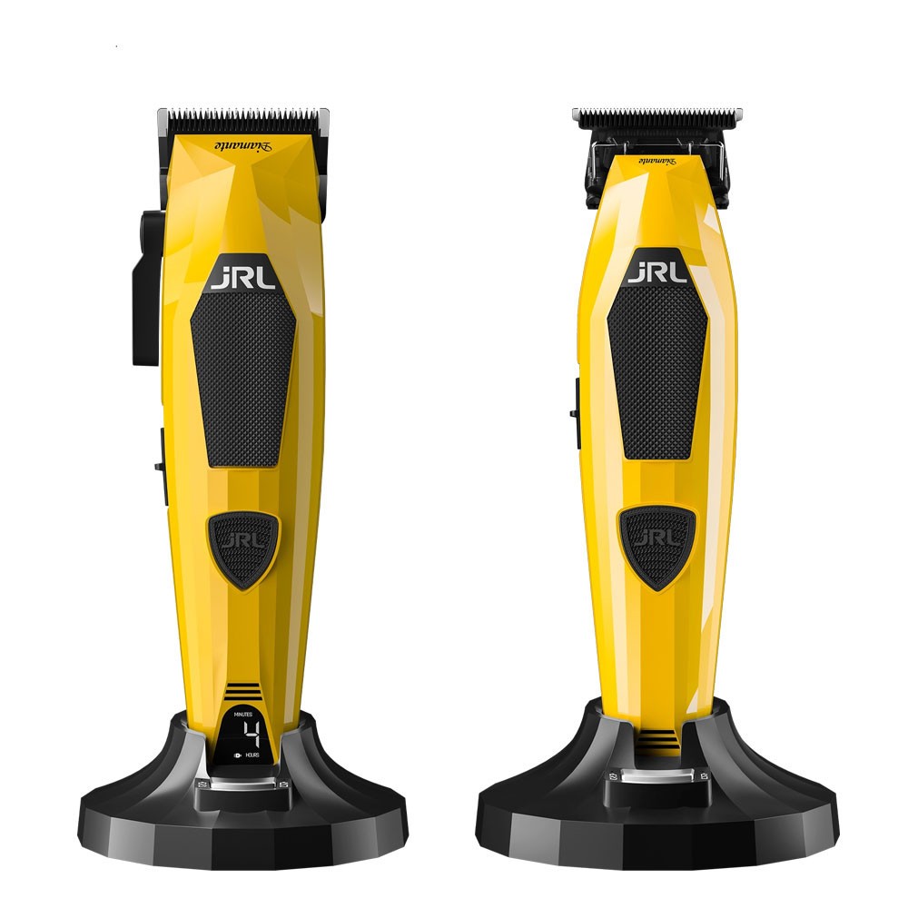 Juego de cortadoras de pelo JRL Diamante amarillo - 2025C Clipper & 2025T Trimmer Prof