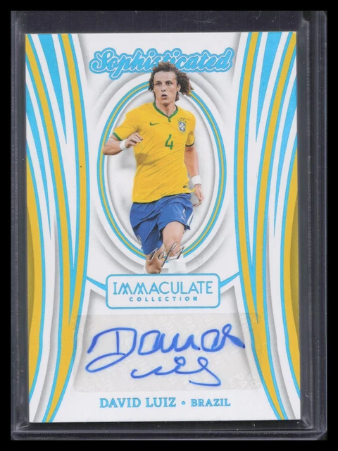 David Luiz 1/1 Auto 2024-25 Panini Immaculate Collection #SS-DLU Sophisticated