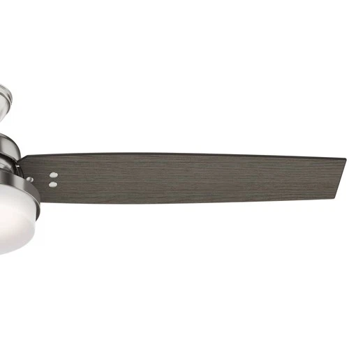 60" Hunter Sentinel Brushed Nickel LED Ceiling Fan with Remote - Picture 8 of 10