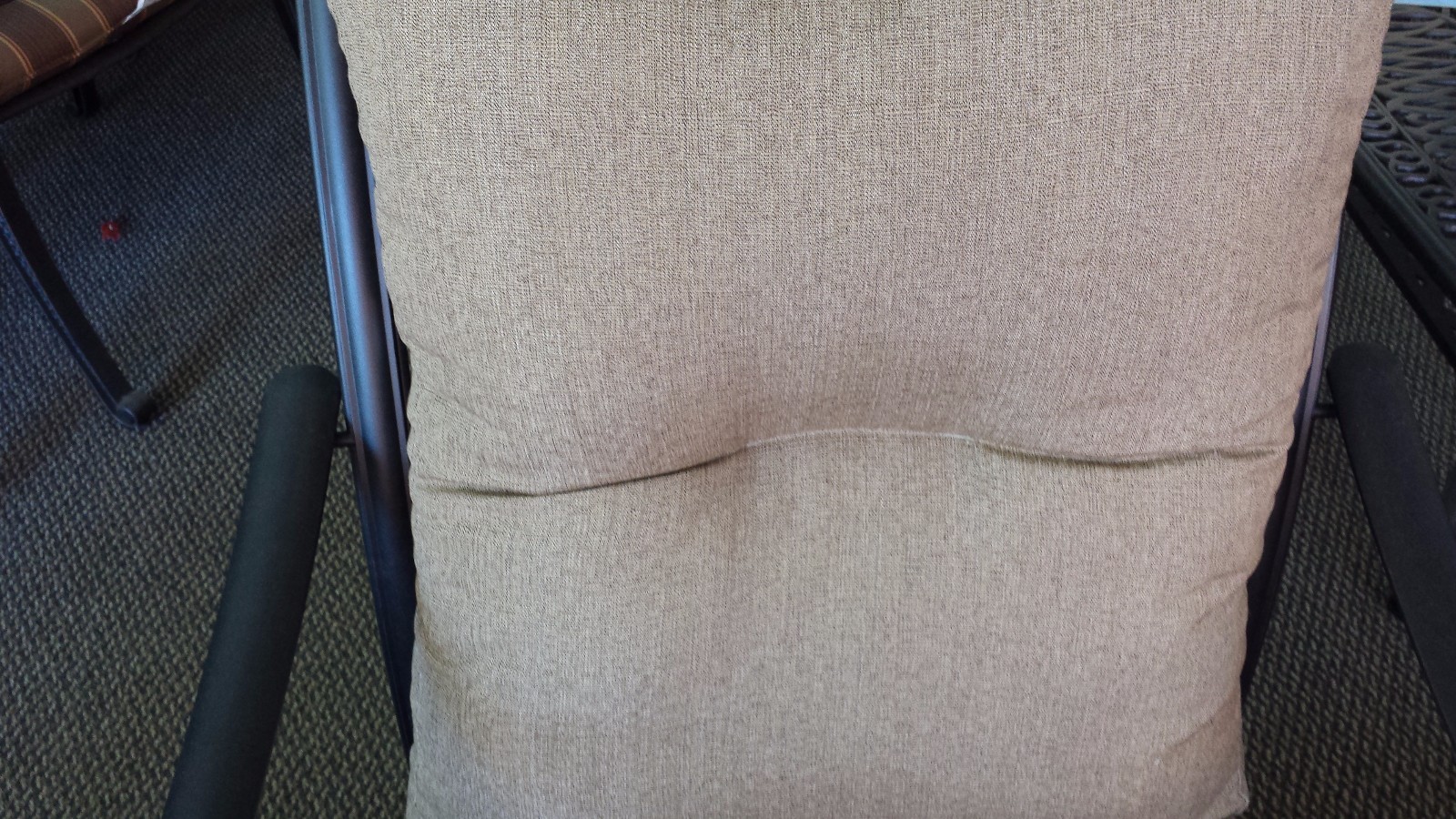 Santa Anita Outdoor Patio 5pc Seating Group Cast Aluminum, Sunbrella