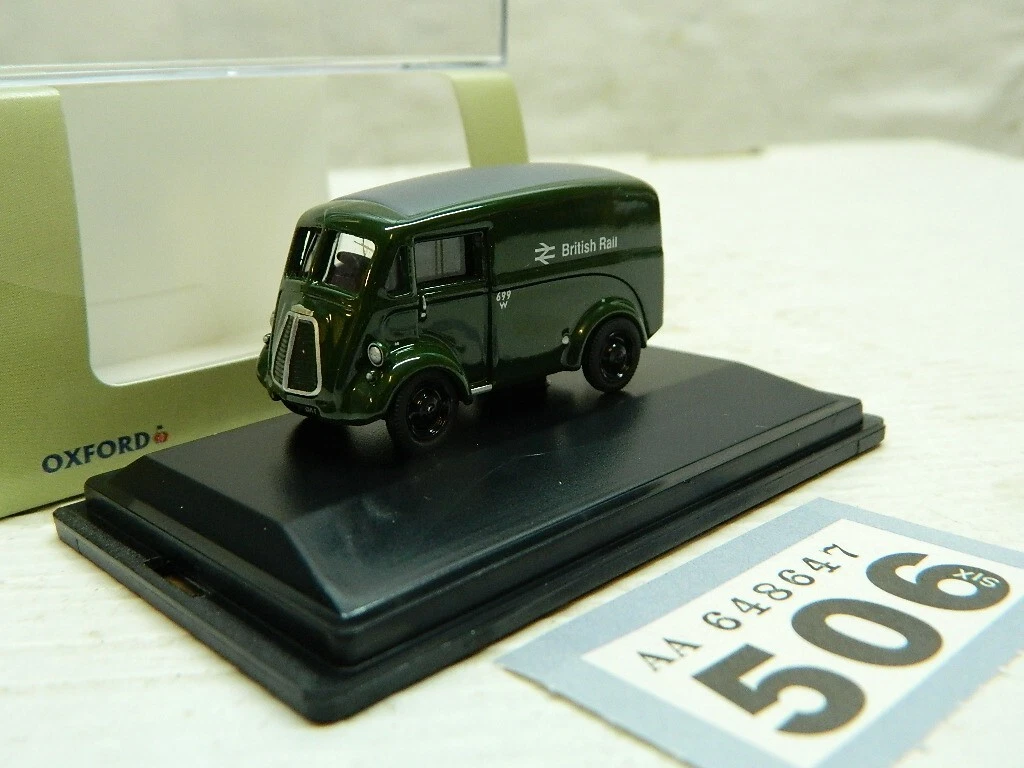 VANS Oxford Diecast 1:76 Morris J Van British Rail Box 76MJ010