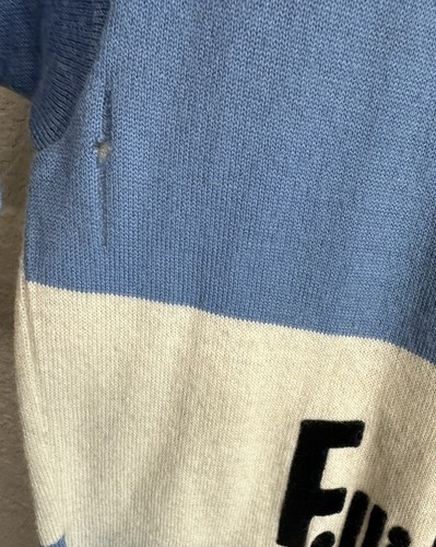 Vintage F.lli Pacifico Italian Wool Cycling Jersey Size 4 Made Italy - Picture 8 of 9