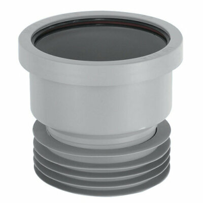 McAlpine - 110 mm grau WC-Ablaufwannenverbinder - DC1-GR