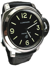 Panerai Luminor Base Logo Pam 1000 Manual Wind Stainless Steel Watch 5