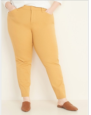 old navy yellow pixie pants