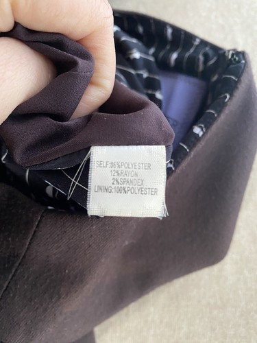 Kay Unger New York Dress Womens Size 2 Brown Sleeveless pleated Lined Casual - Picture 7 of 8