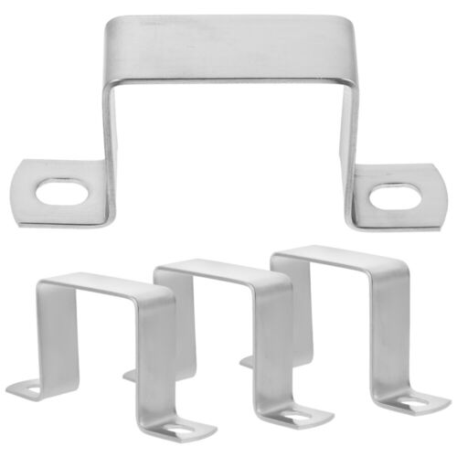 Base de soporte de montaje de abrazadera de tubo clips en U de montaje de 4 piezas - Imagen 1 de 12