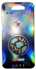 PopSockets PopGrip Luxe Embossed Metal Watersnake Multicolor Phone Grip Stand
